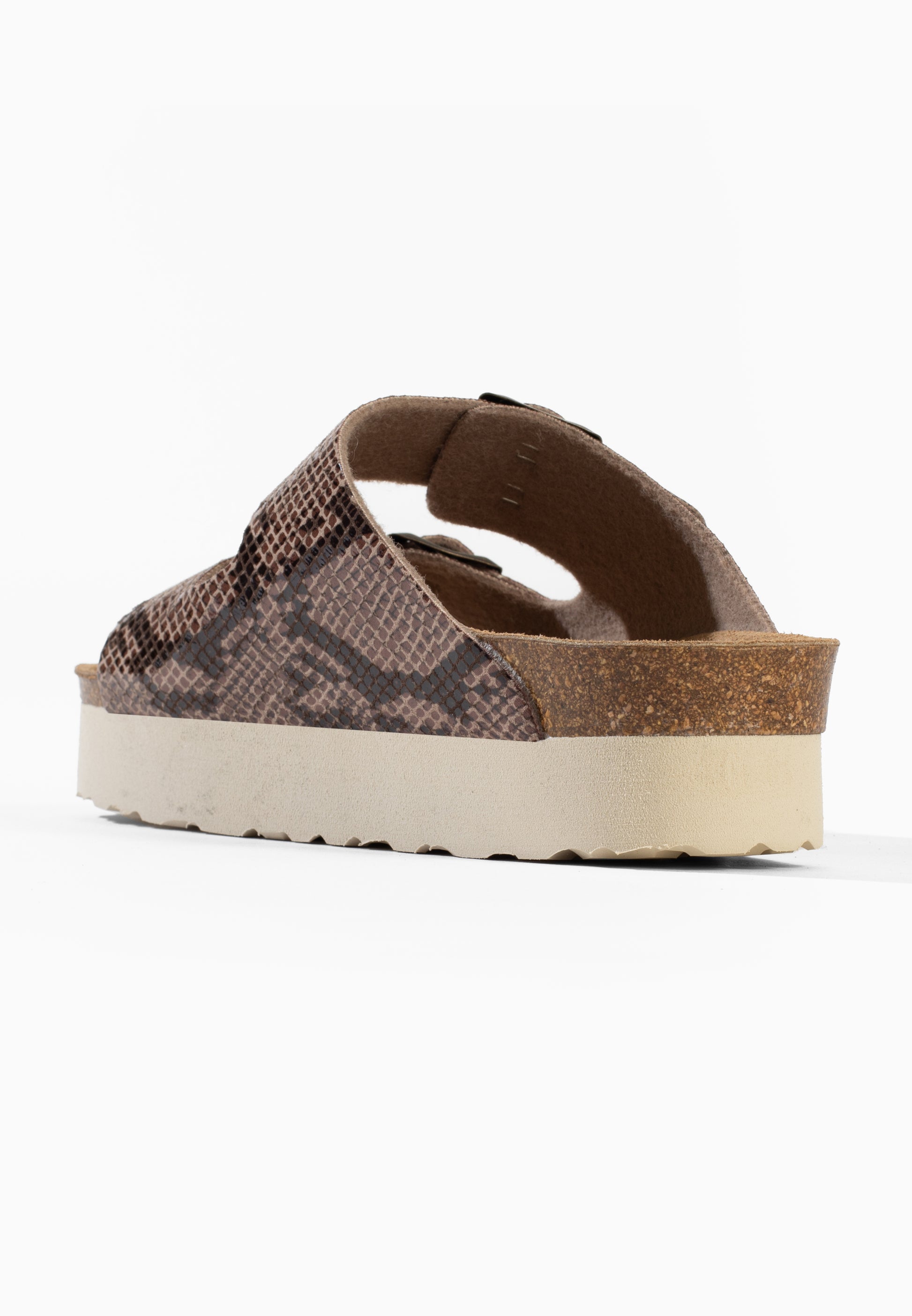 Dumai Brown Platform Sandals