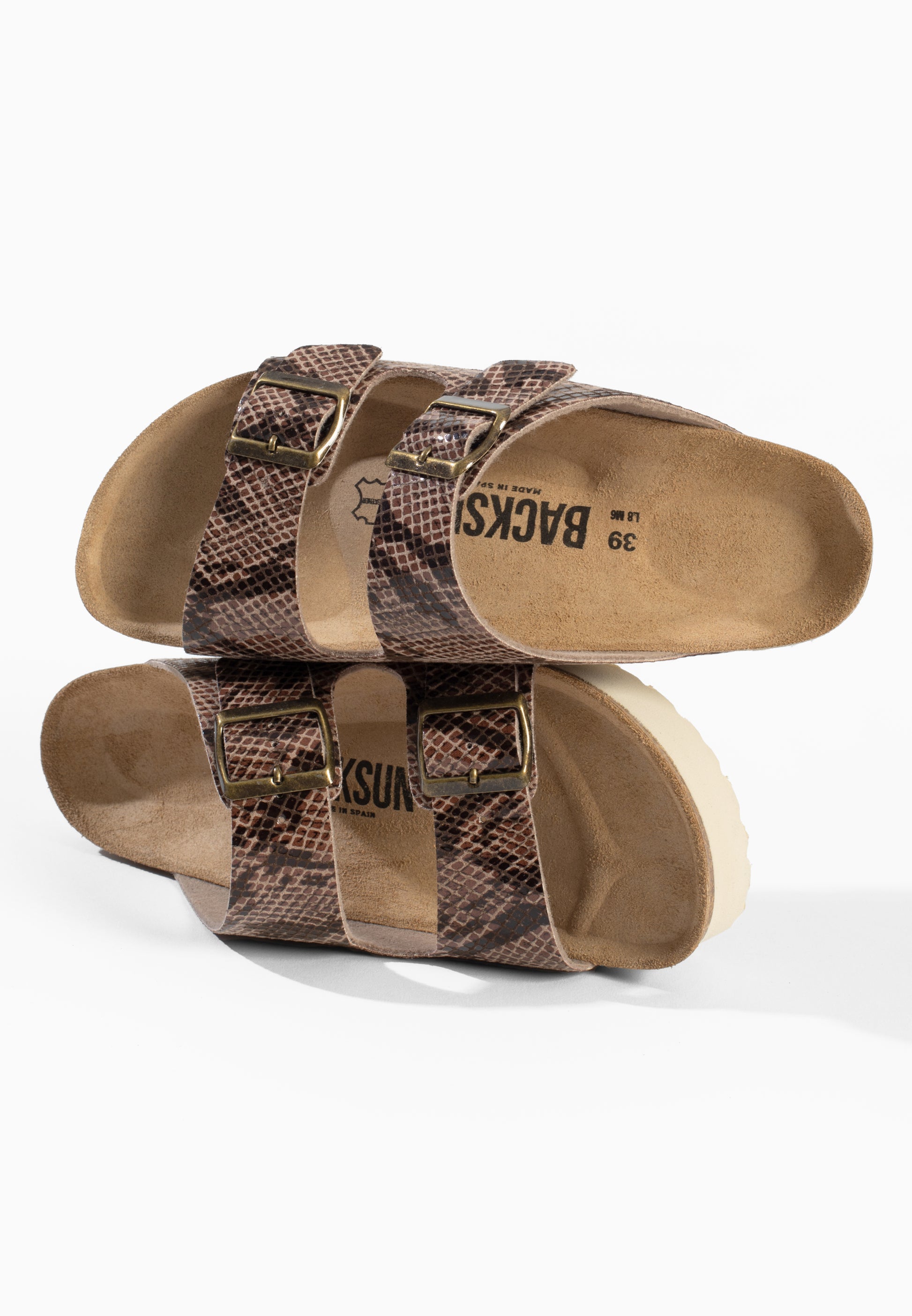 Dumai Brown Platform Sandals