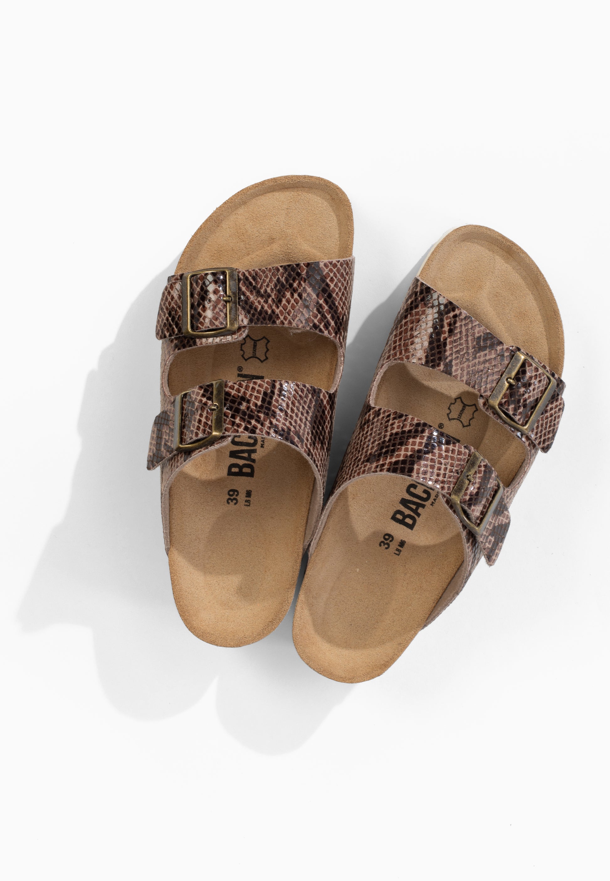Dumai Brown Platform Sandals