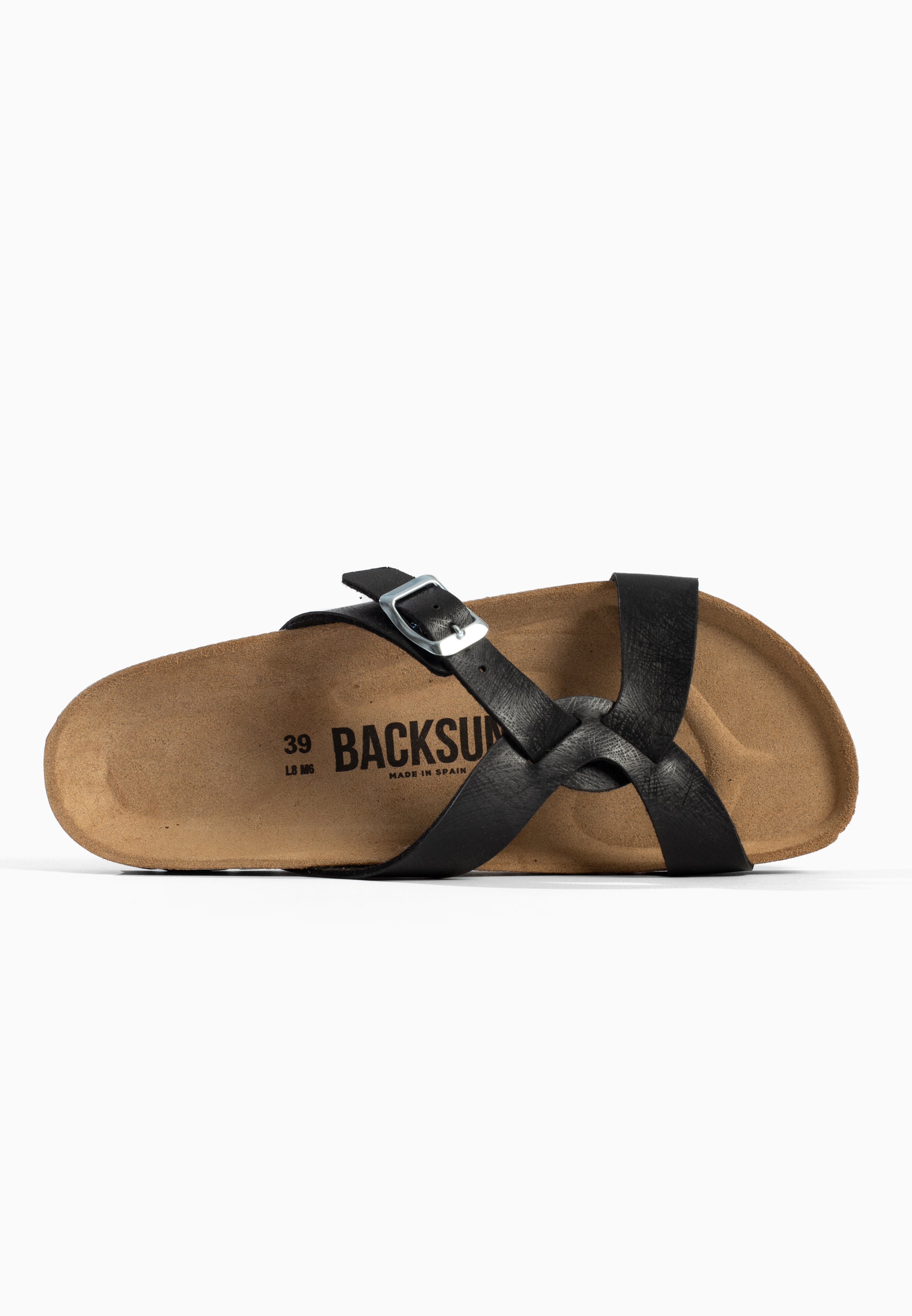 Sandales Abramo 2 Brides Noir