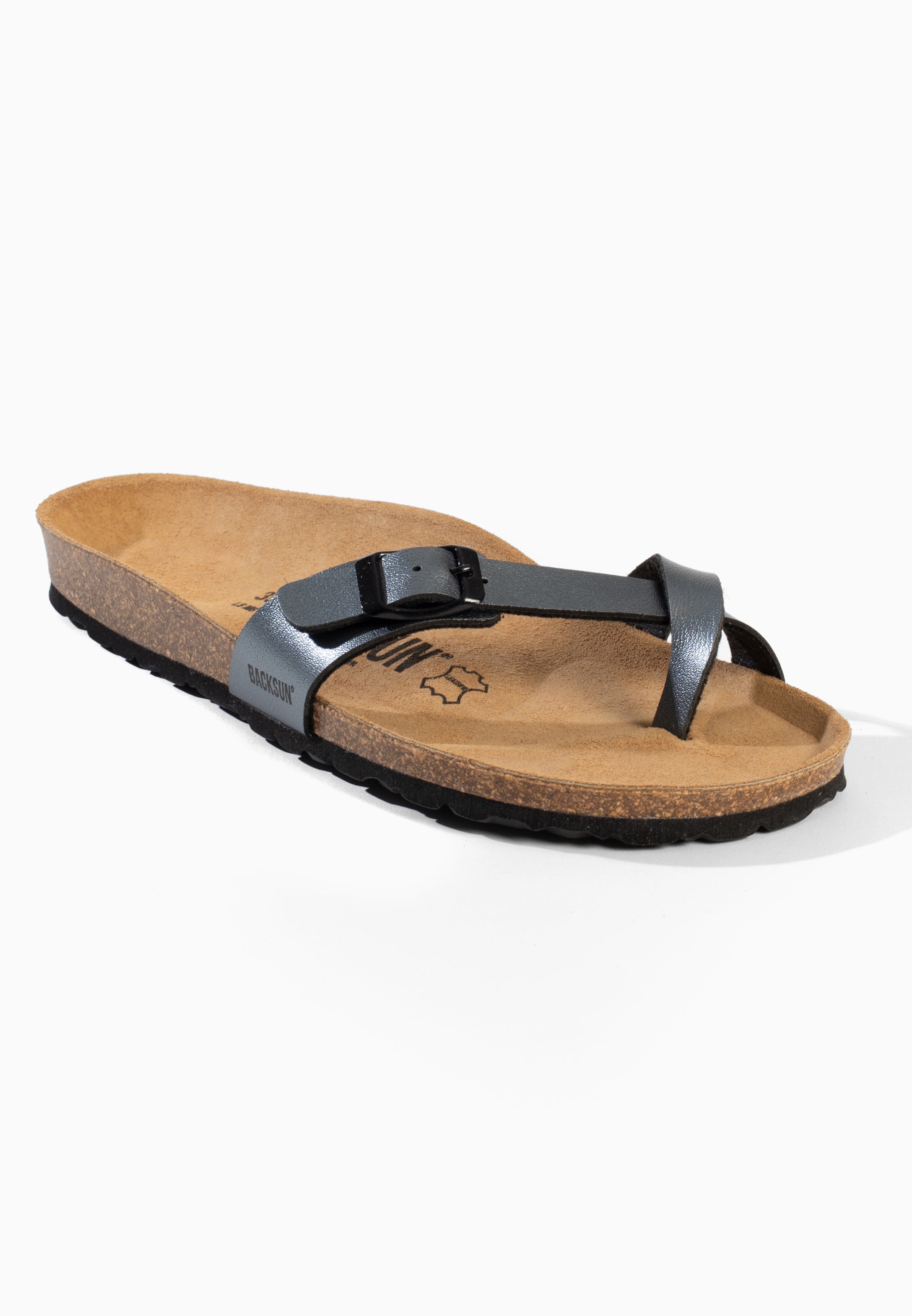 Sandales à Entre-doigts Miami Anthracite