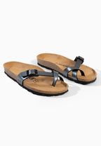Sandales à Entre-doigts Miami Anthracite