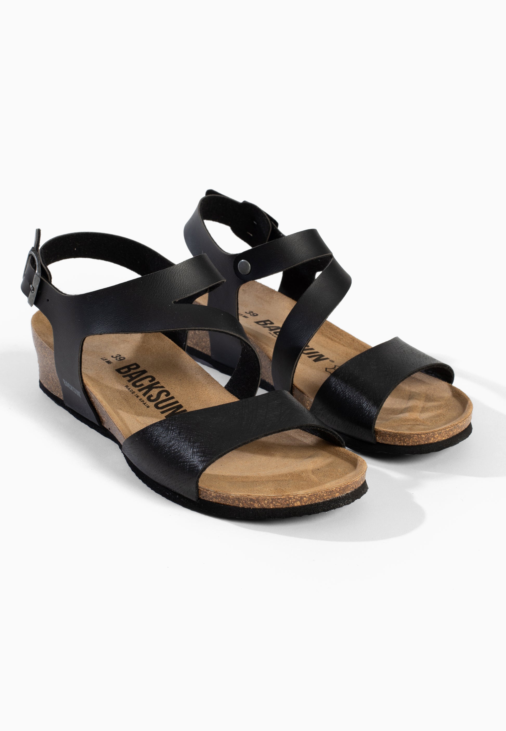 Sandales Compensées et Semi-compensées Lamezia Noir
