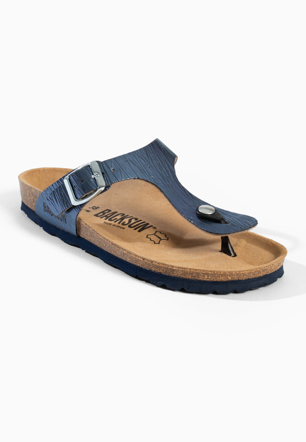 Sandales à Entre-doigts Singapore Bleu marine