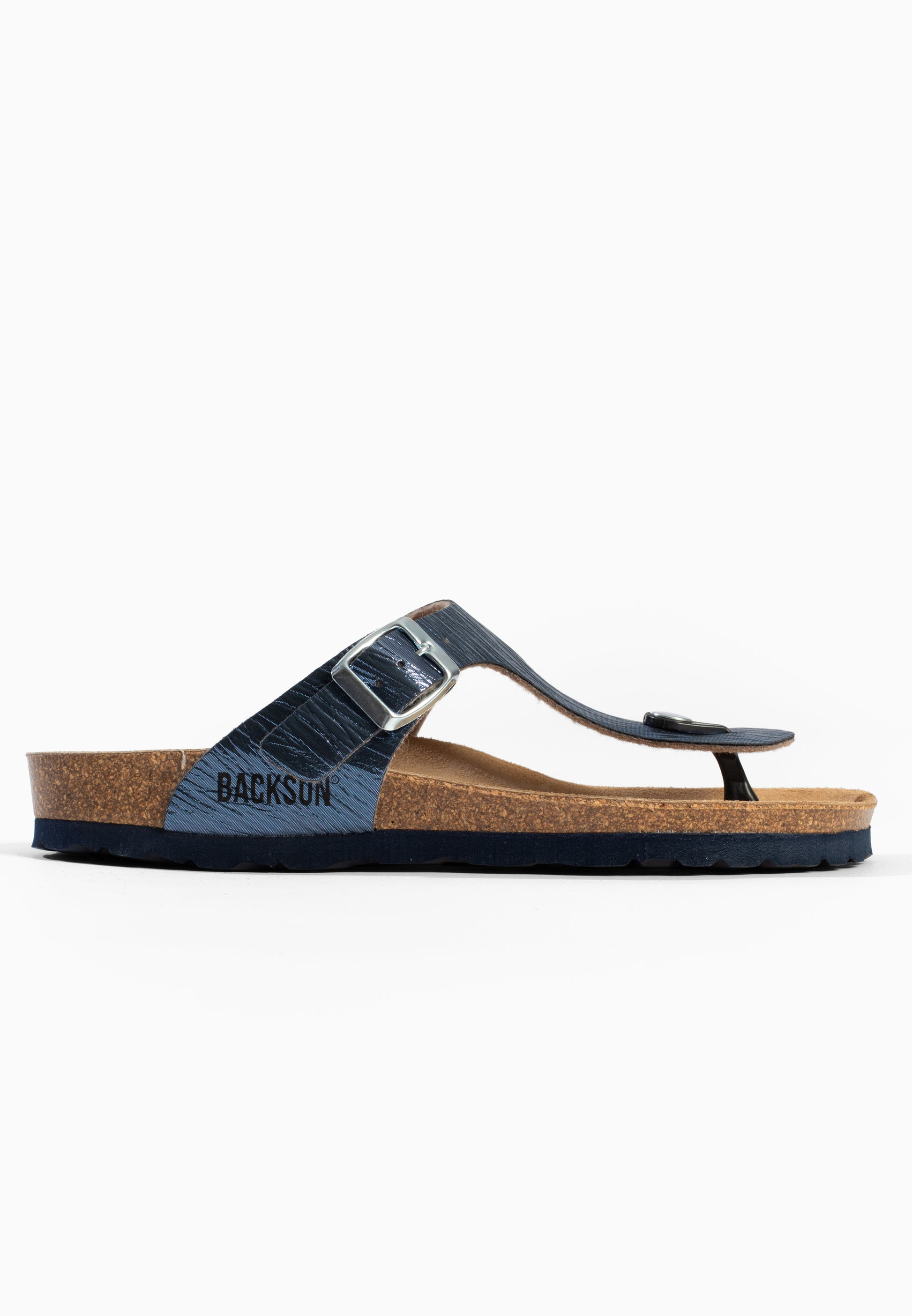 Sandales à Entre-doigts Singapore Bleu marine