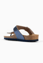 Sandales à Entre-doigts Singapore Bleu marine
