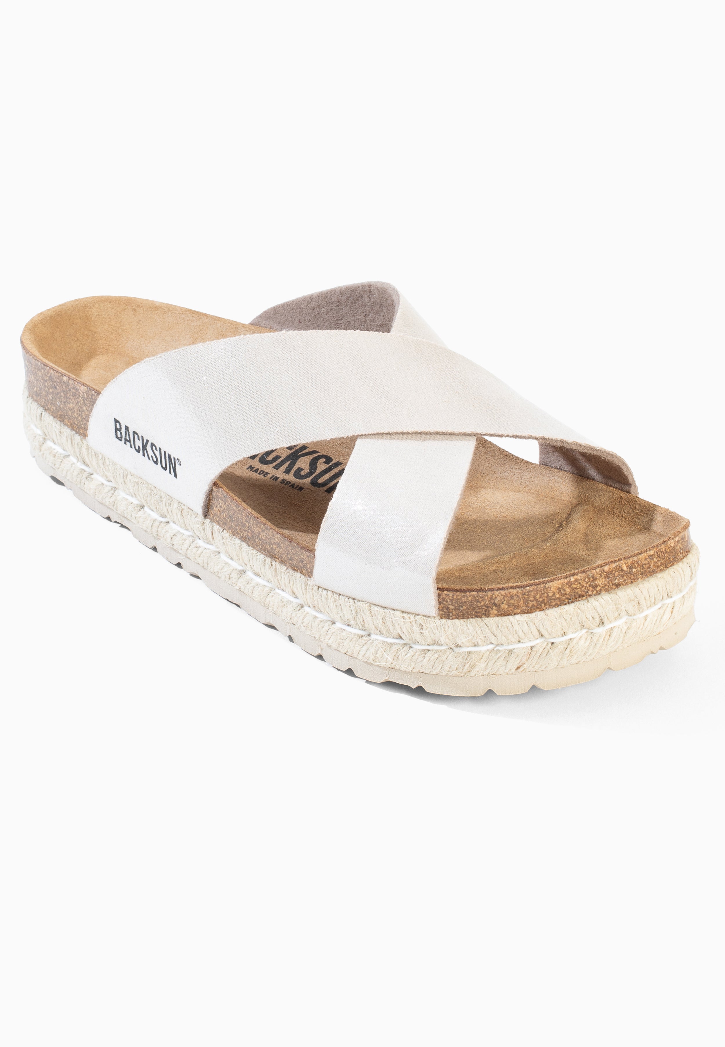 Sandales Milano à plateforme Beige