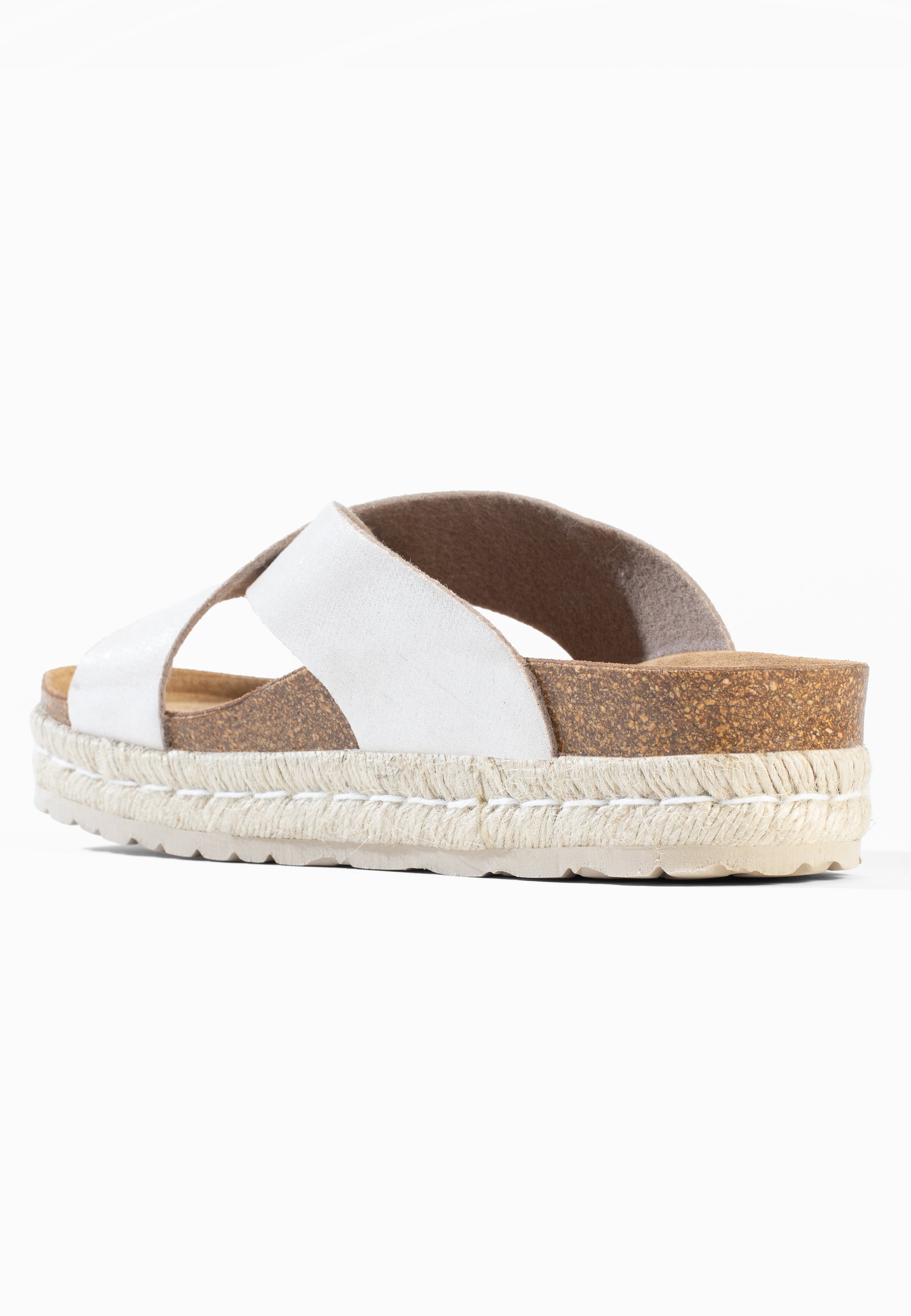 Sandales Milano à plateforme Beige
