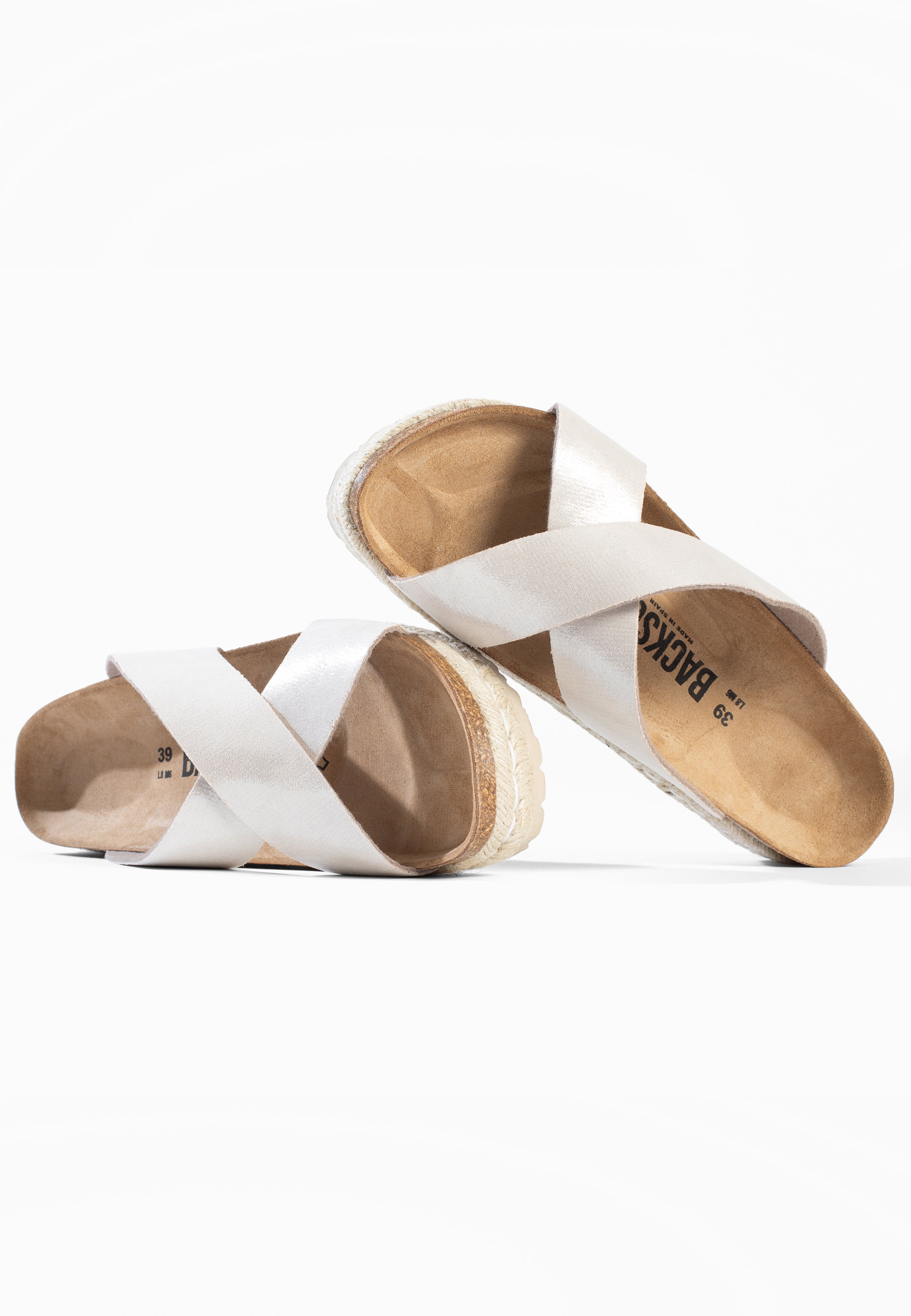 Sandales Milano à plateforme Beige