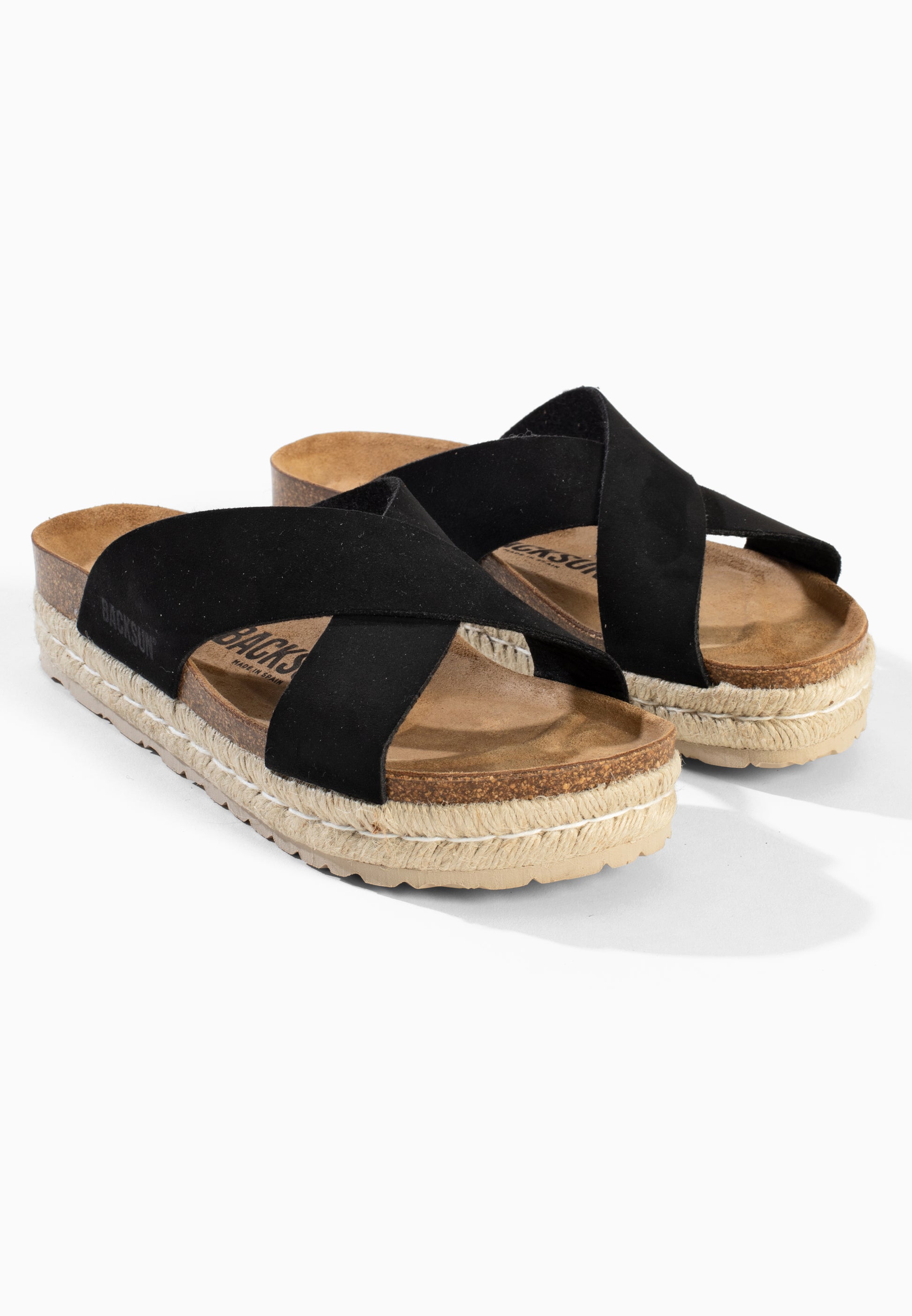 Milano Black Platform Sandals