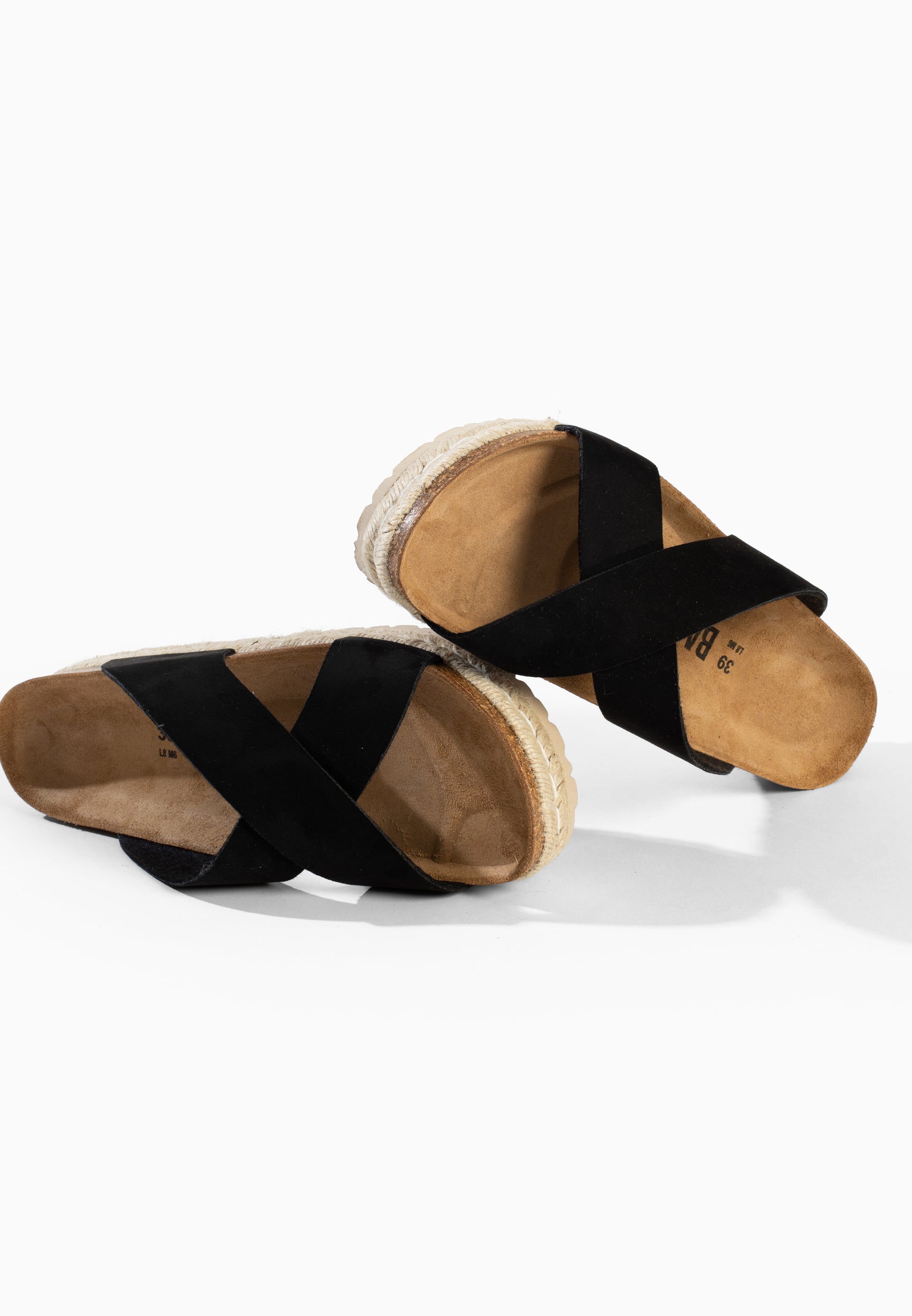 Milano Black Platform Sandals