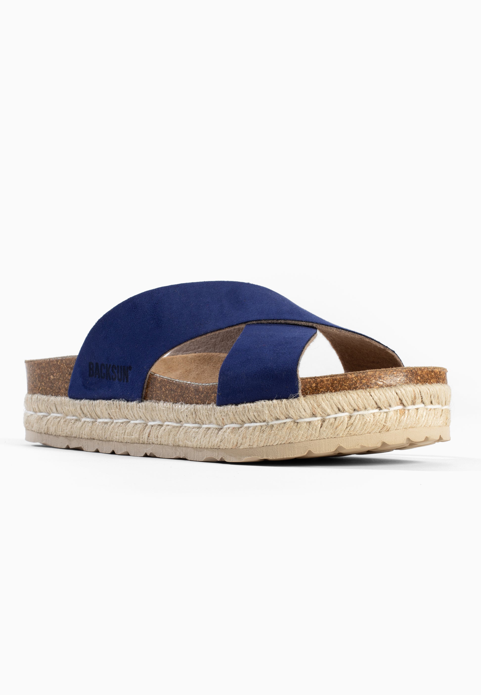 Milano Blue Platform Sandals