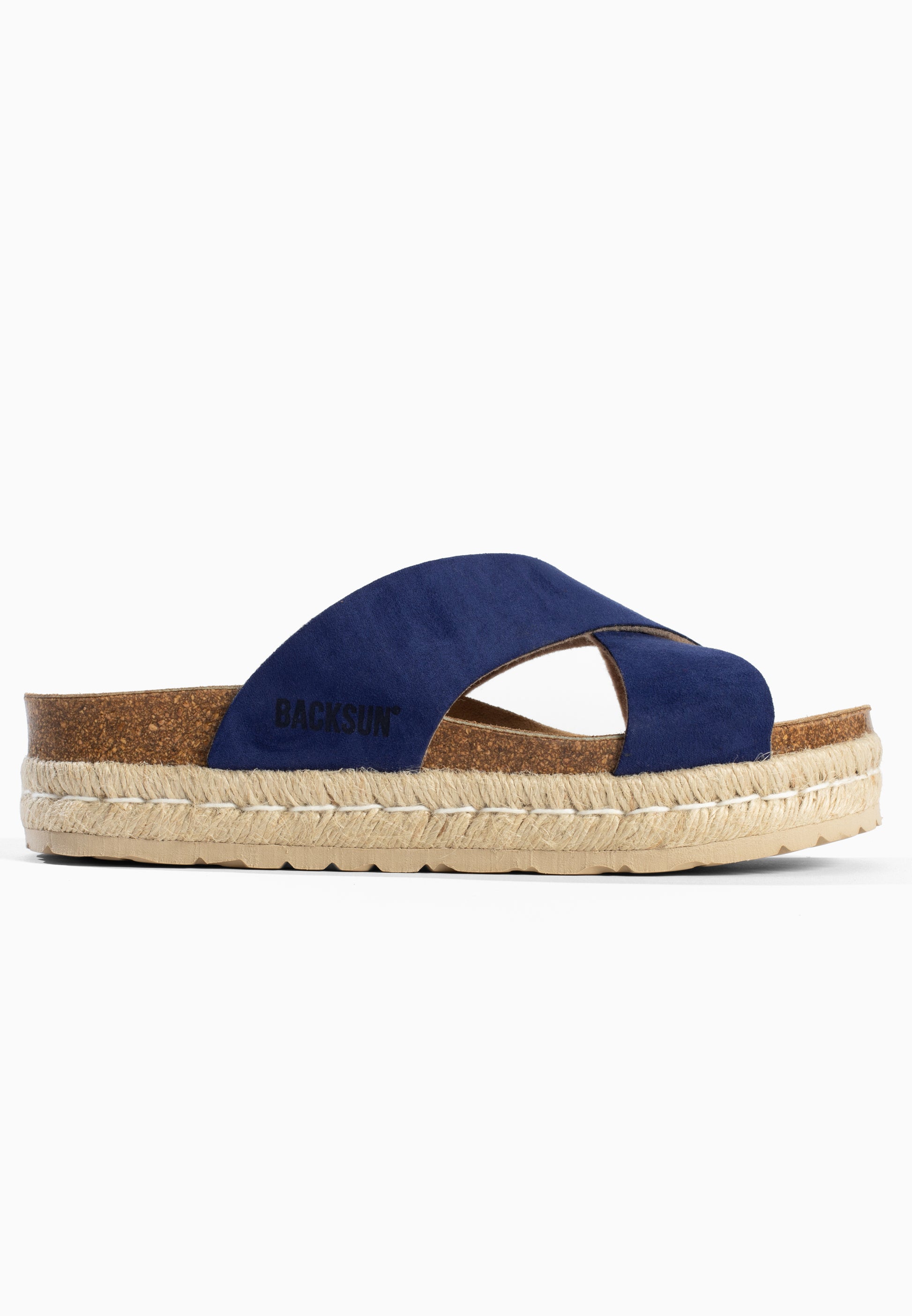 Milano Blue Platform Sandals
