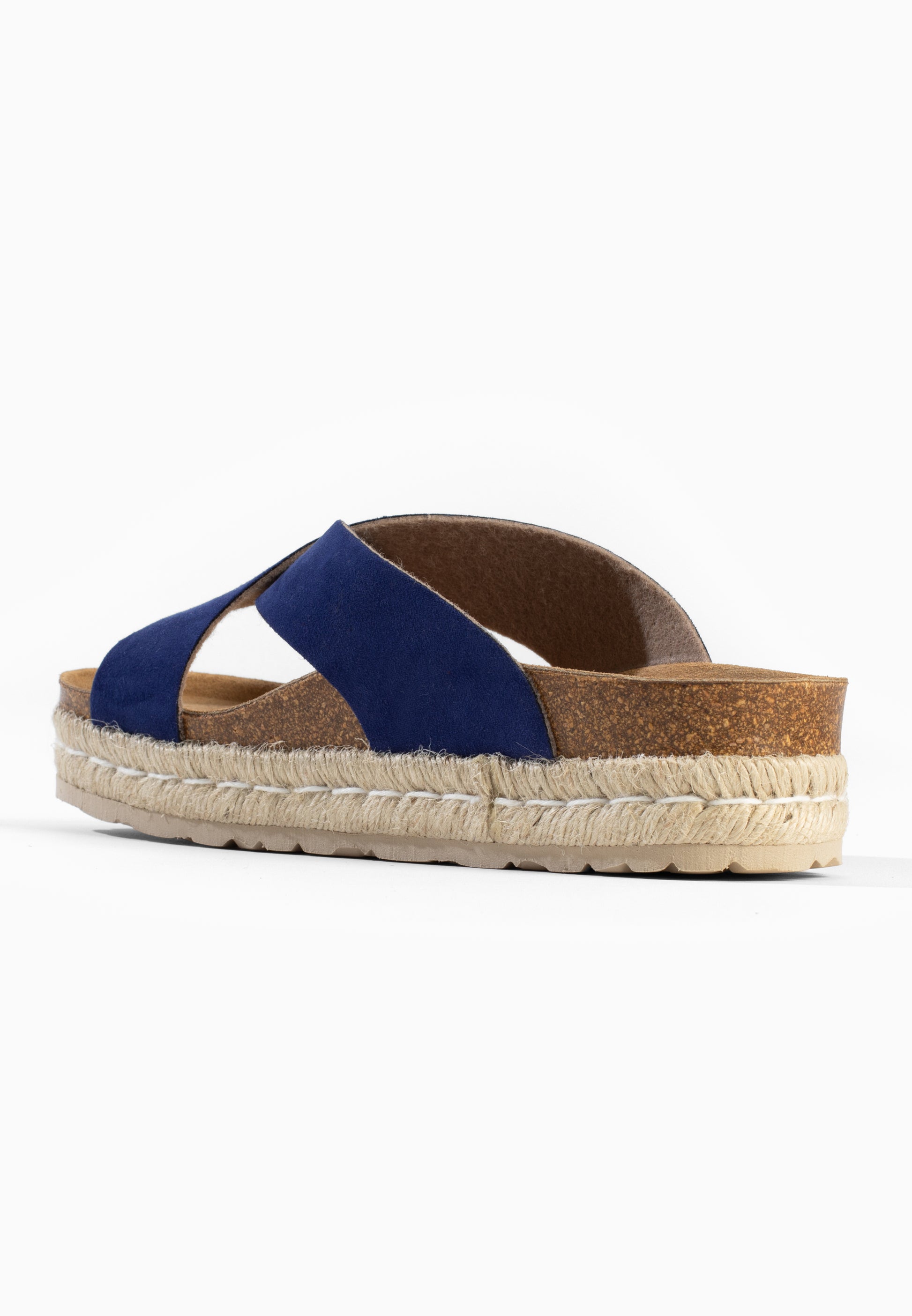 Milano Blue Platform Sandals