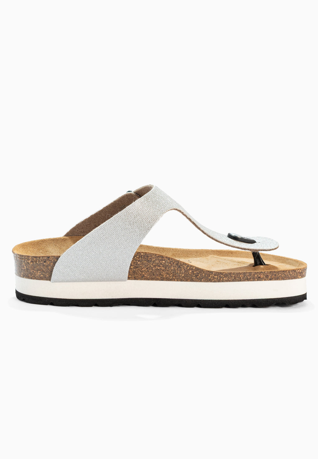 Alghero Plateausandalen in Silber