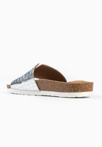 Djila Silver 1 Strap Sandals