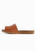 Djilo Kamelfarbene Sandalen mit 1 Riemen