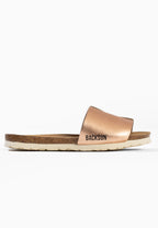 Djilo Rose Gold 1 Strap Sandals