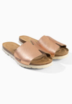 Djilo Rose Gold 1 Strap Sandals