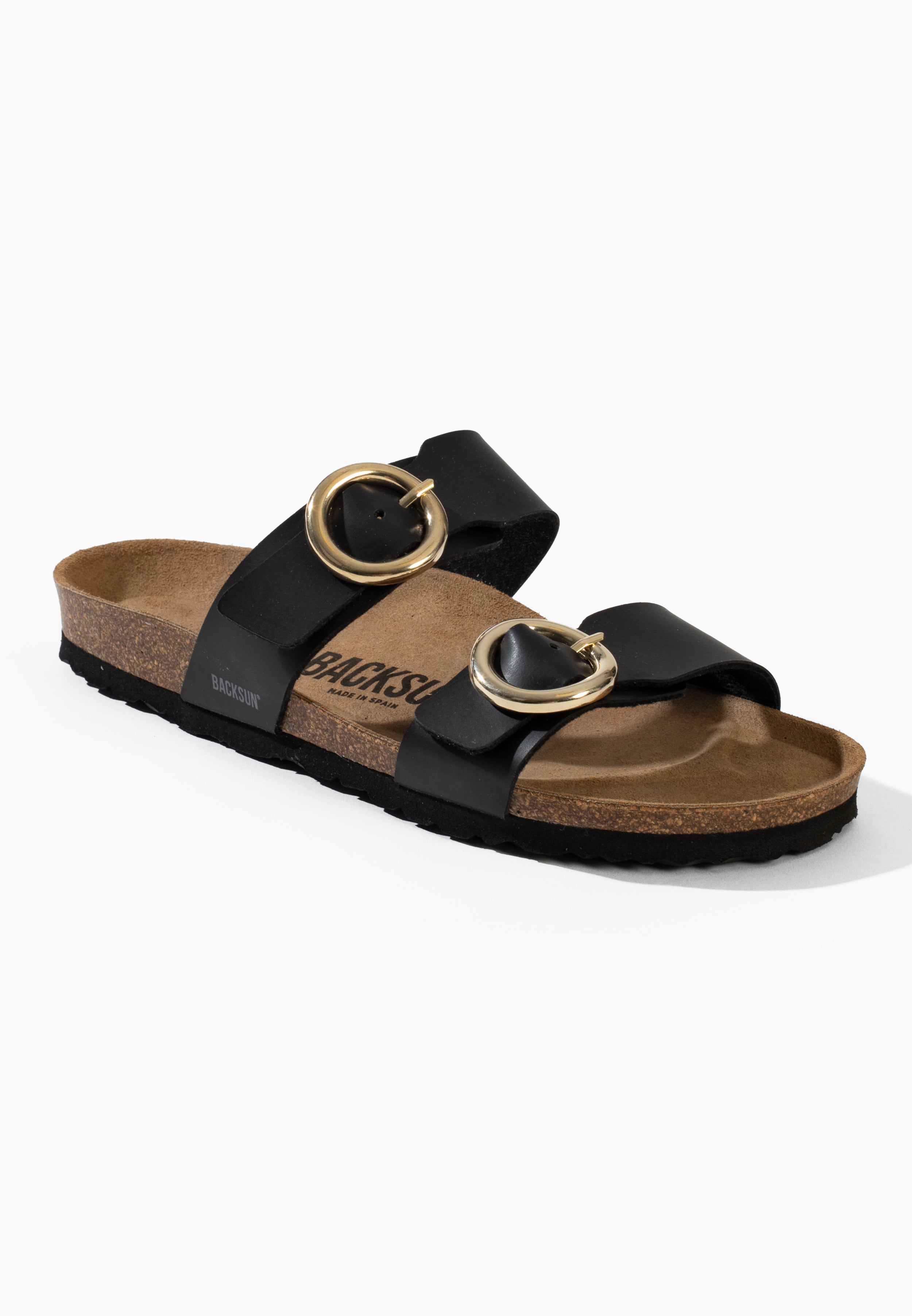 Sandales 2 Brides Belize Noir