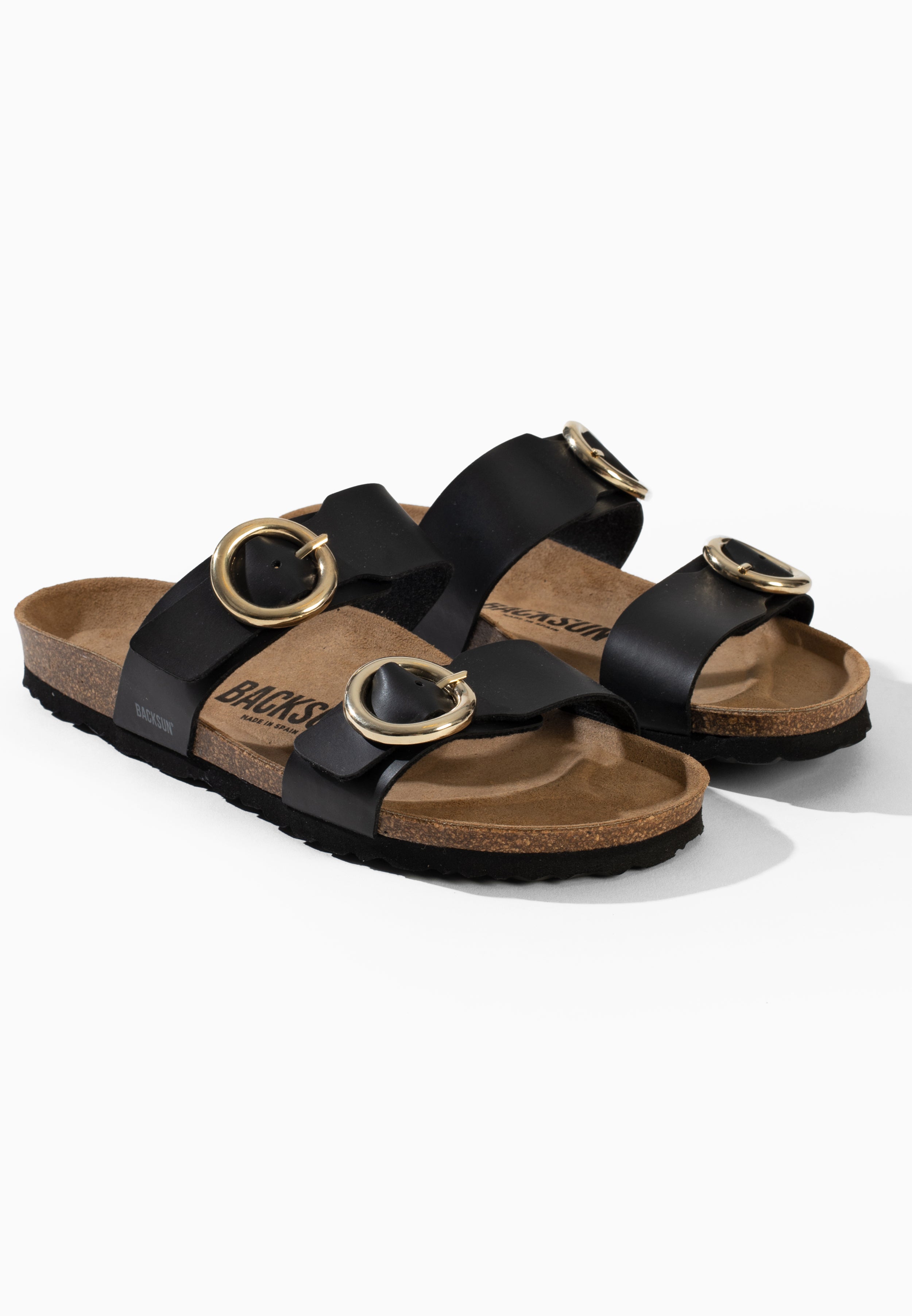 Sandales 2 Brides Belize Noir