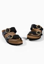 Sandales 2 Brides Belize Noir