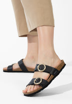 Sandales 2 Brides Belize Noir