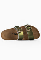 Belize Khaki 2-Riemen-Sandalen