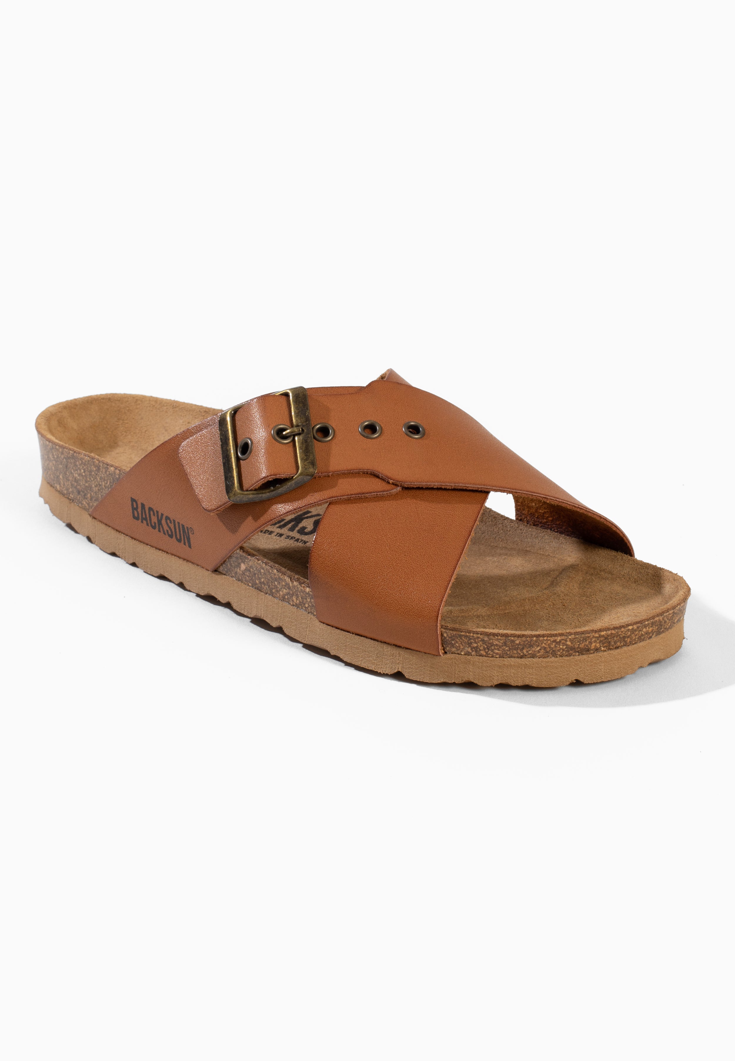 Sandales 2 Brides Alegre Camel