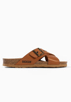 Sandales 2 Brides Alegre Camel