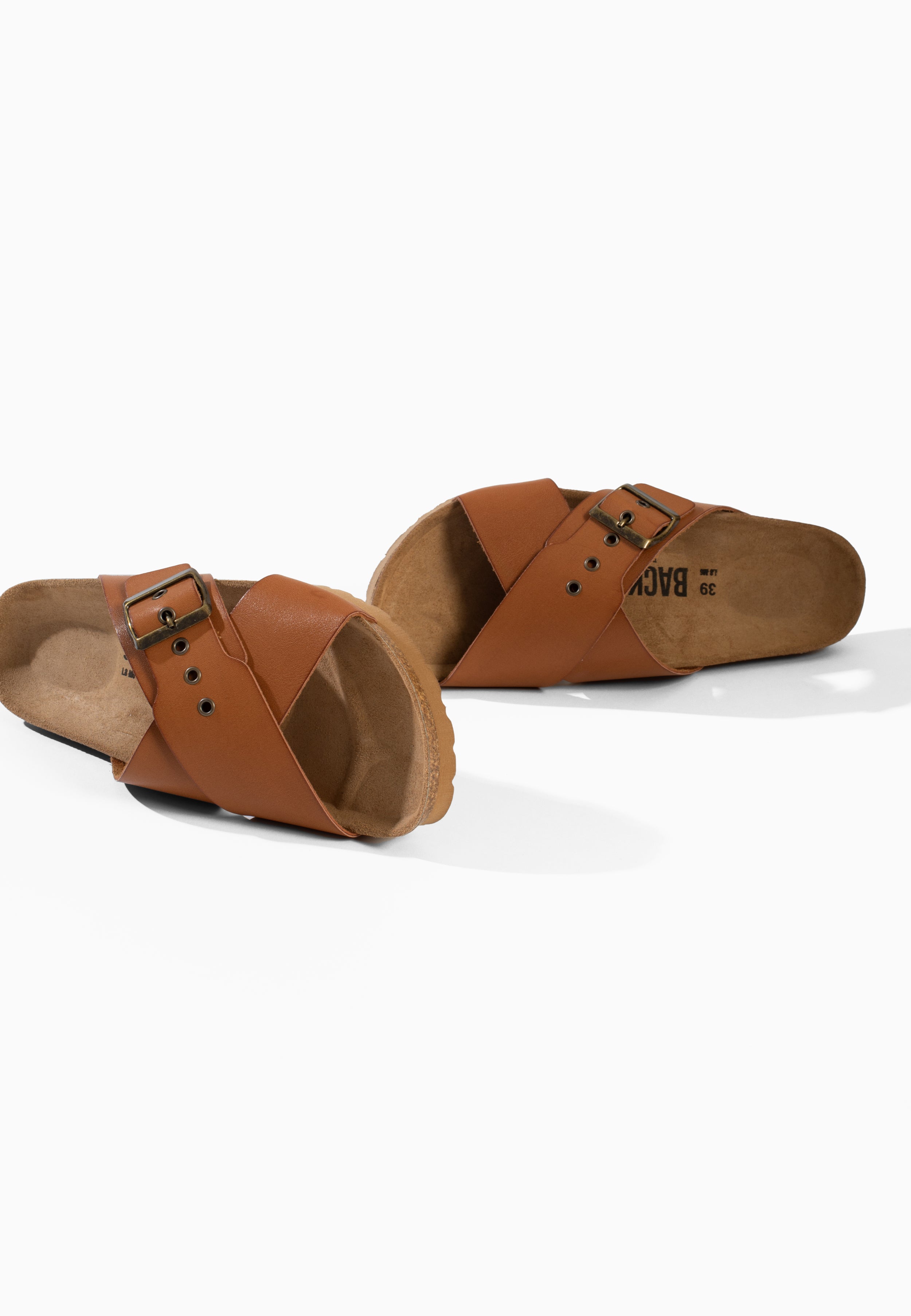 Sandales 2 Brides Alegre Camel
