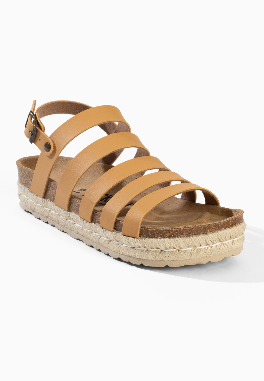 Pria Camel Platform Sandals
