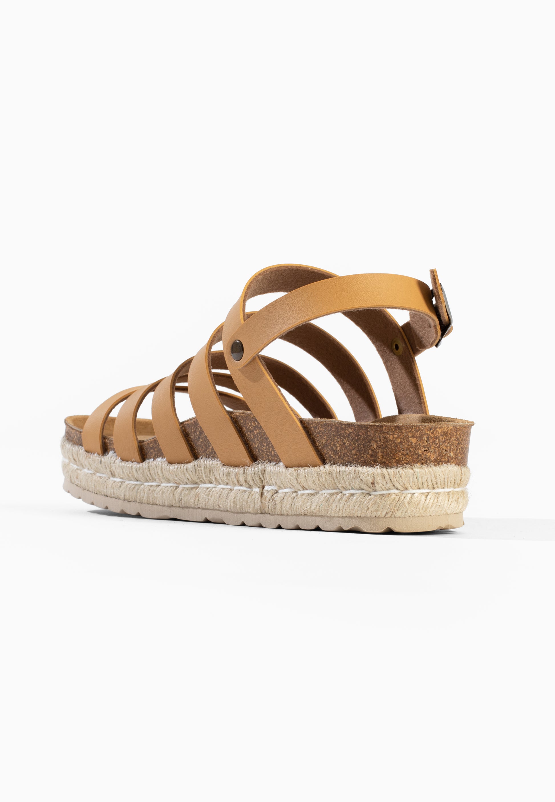 Pria Camel Platform Sandals