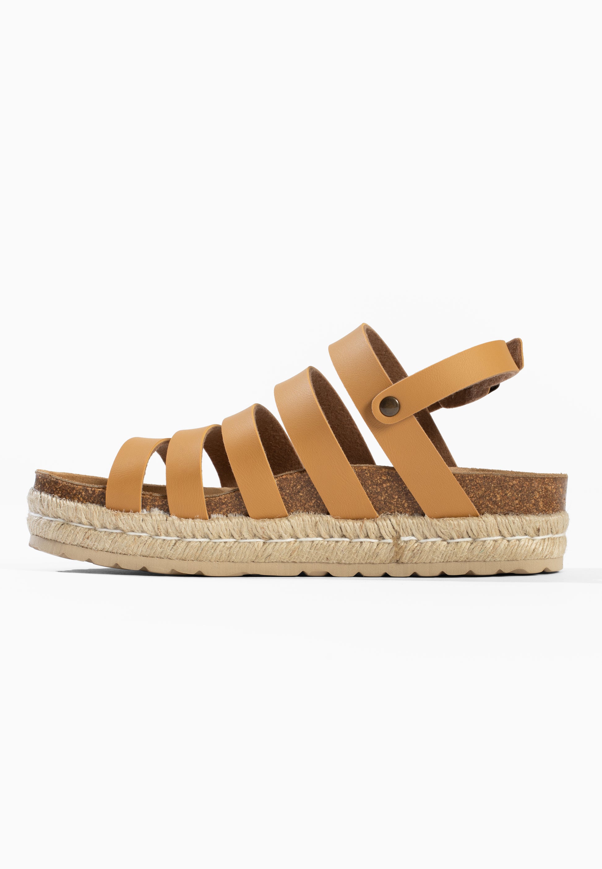 Pria Camel Platform Sandals