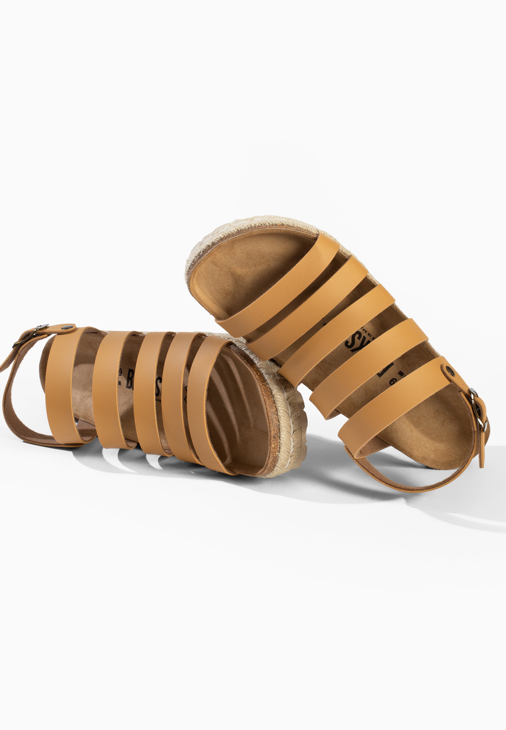 Pria Camel Platform Sandals