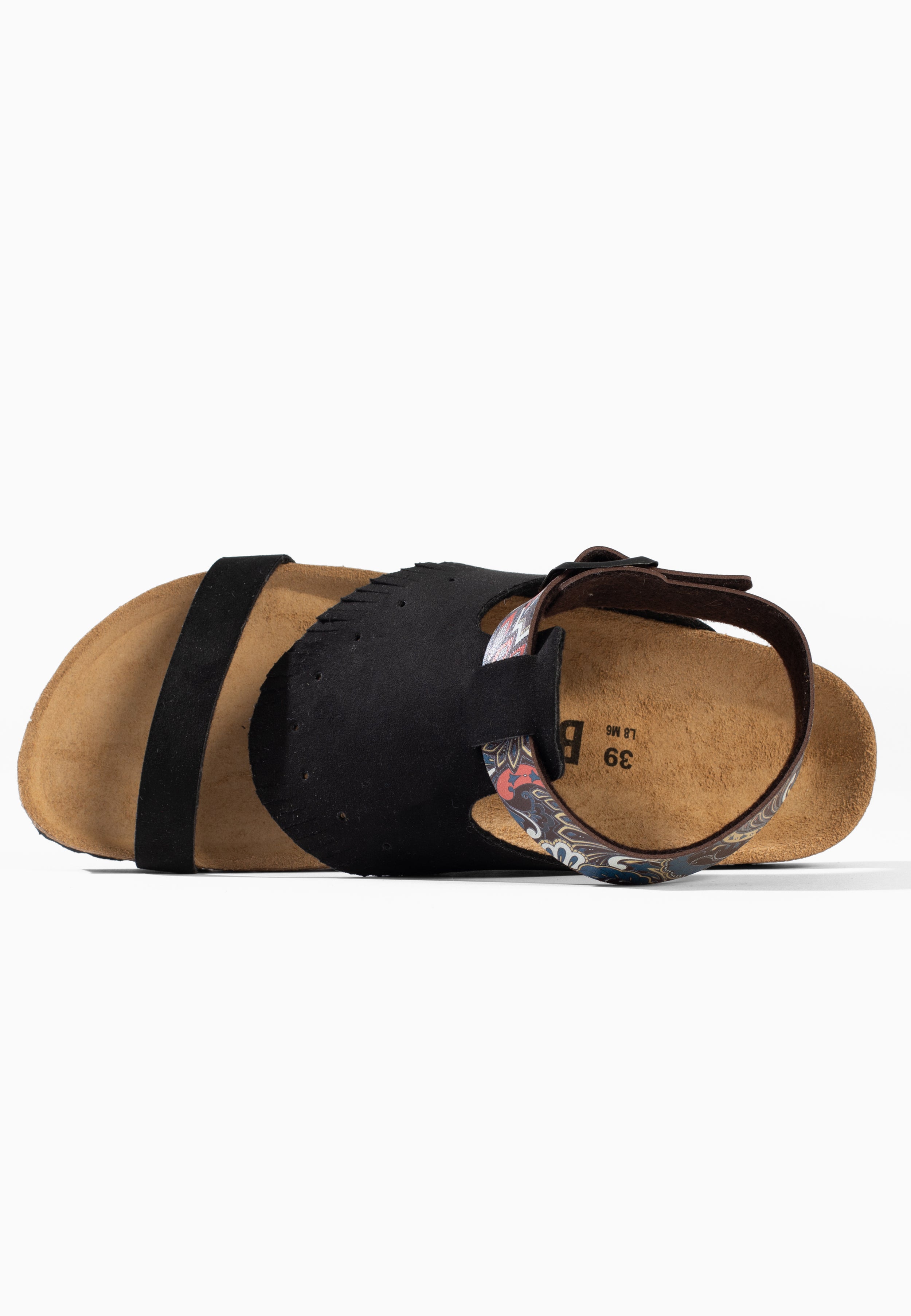 Sandales Multi-Brides Sete Noir et Python