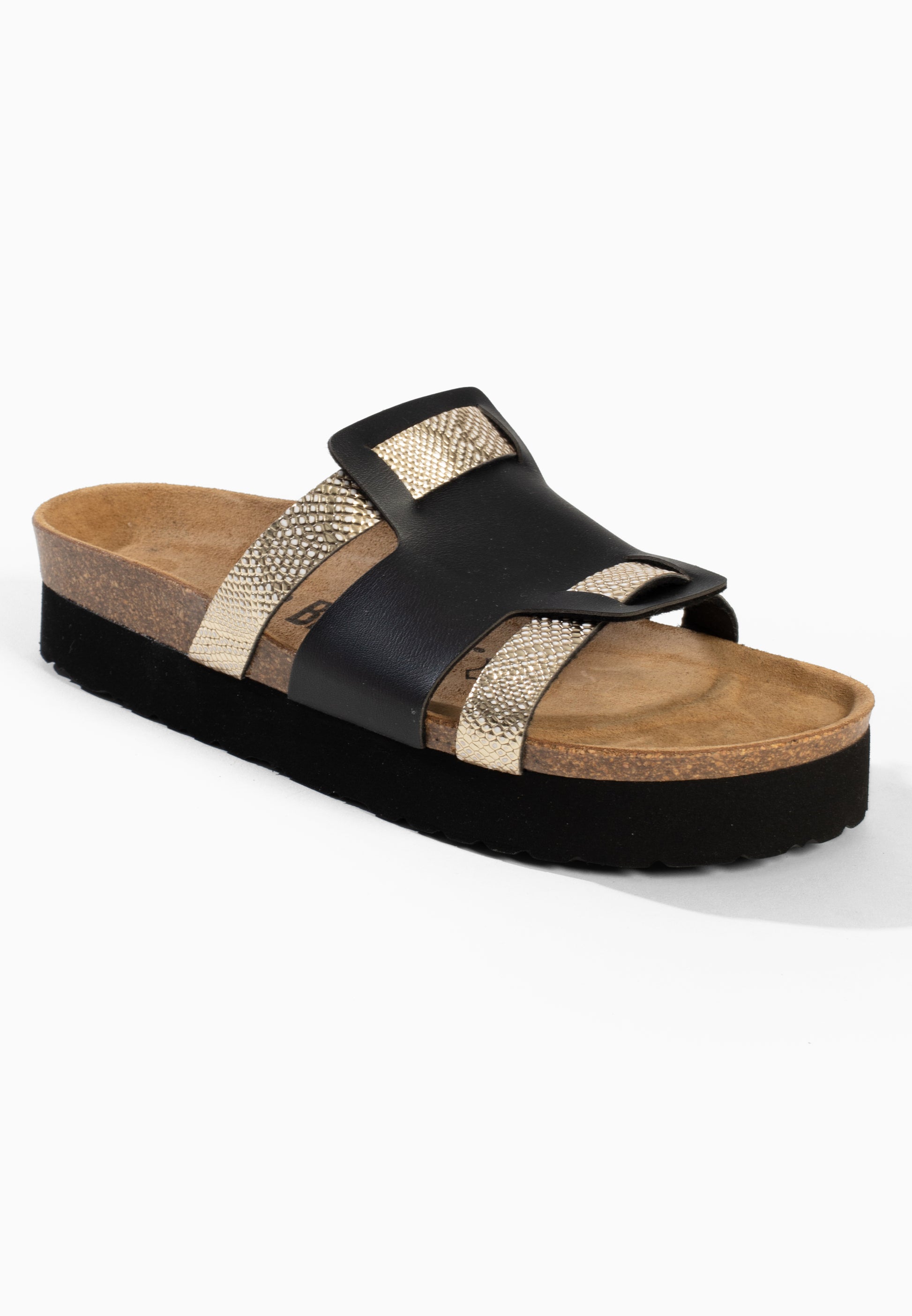 Lopol Black Platform Sandals
