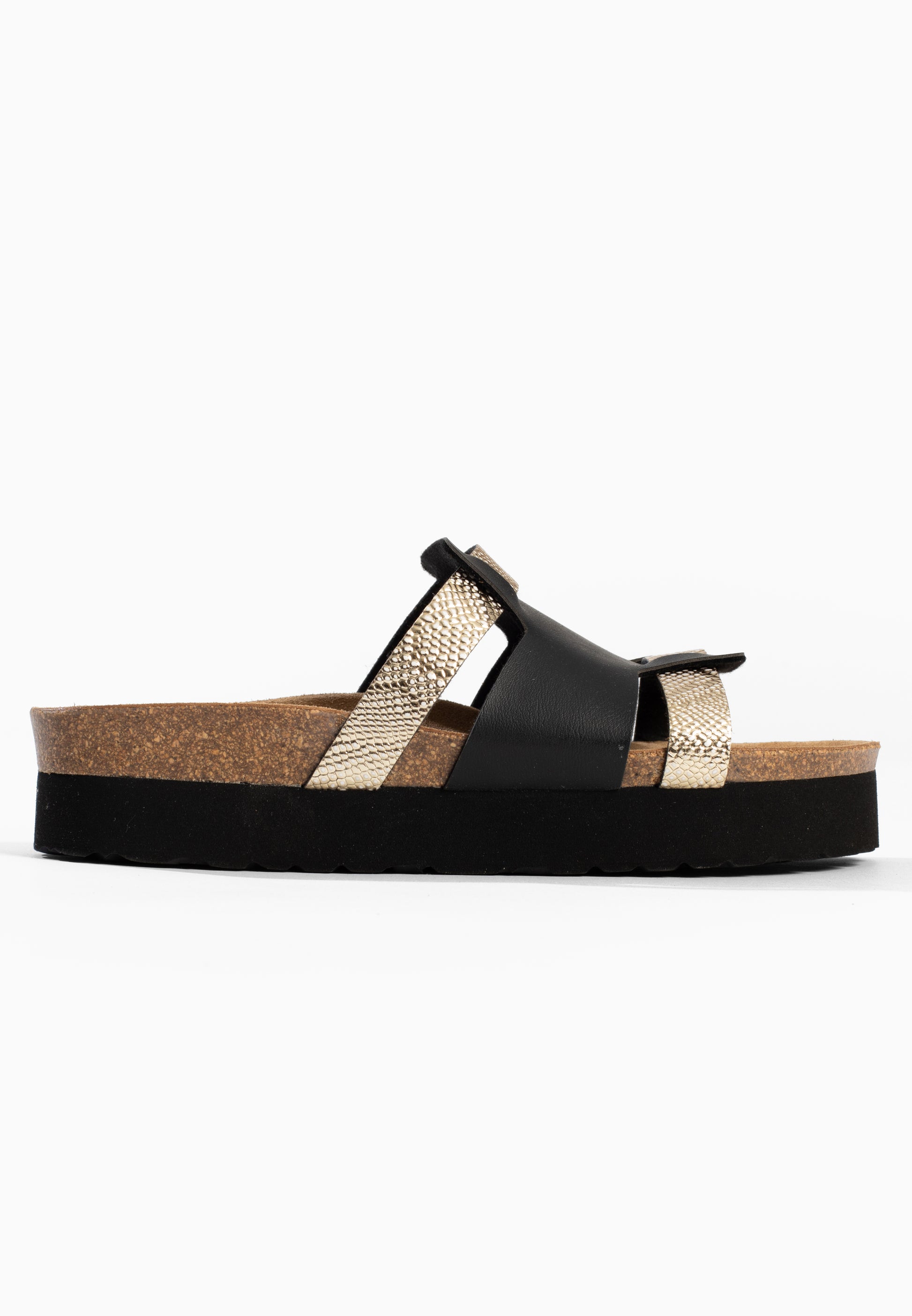 Lopol Black Platform Sandals