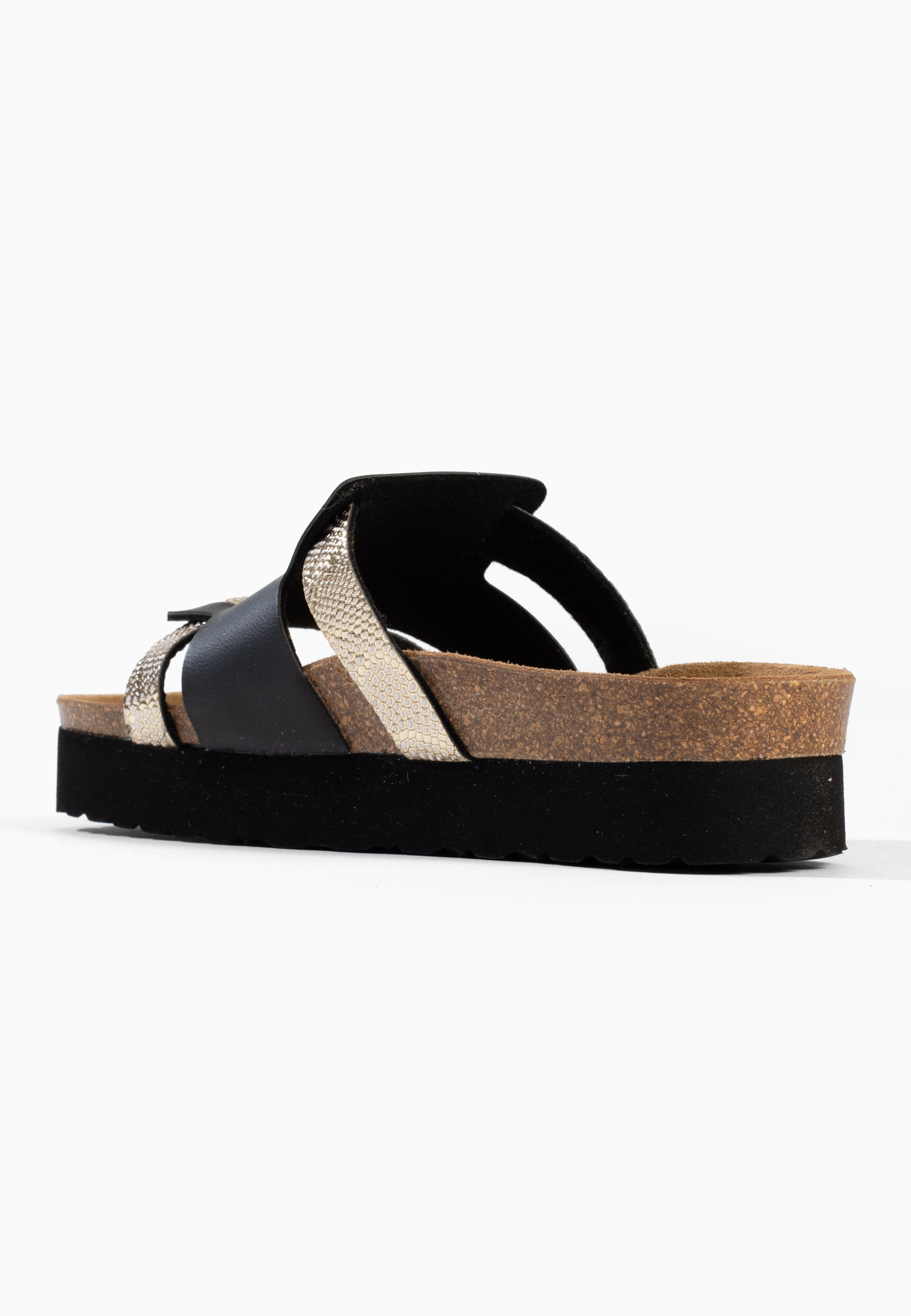 Lopol Black Platform Sandals