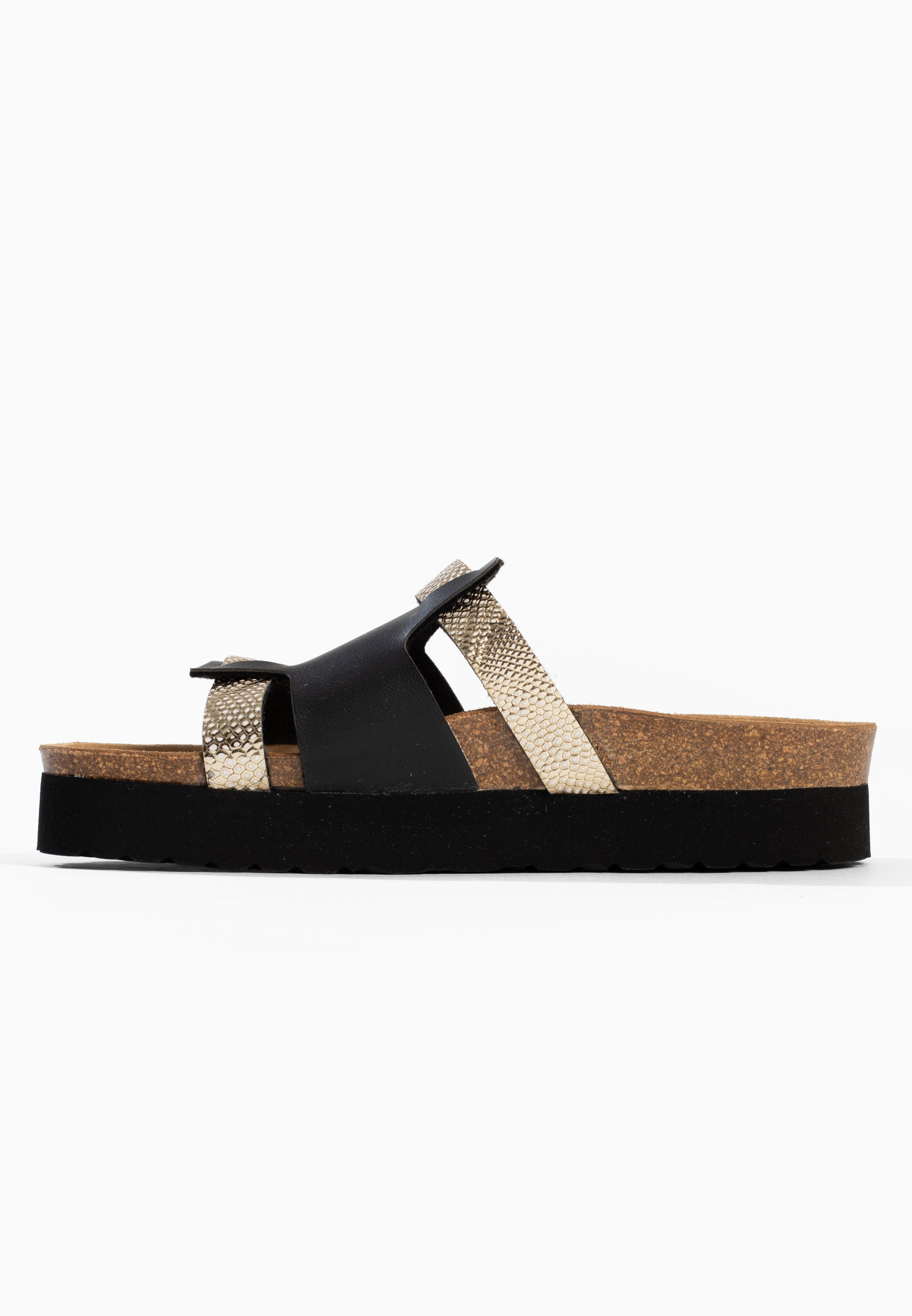 Lopol Black Platform Sandals