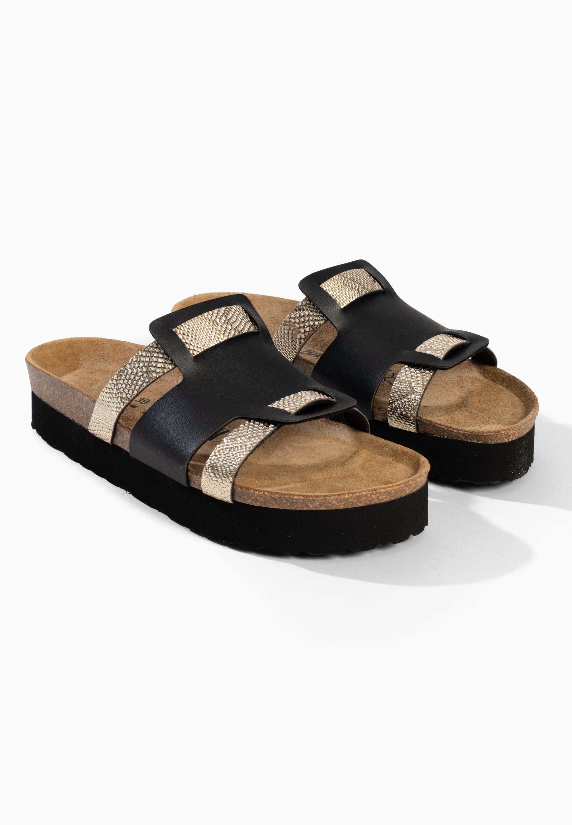 Lopol Black Platform Sandals