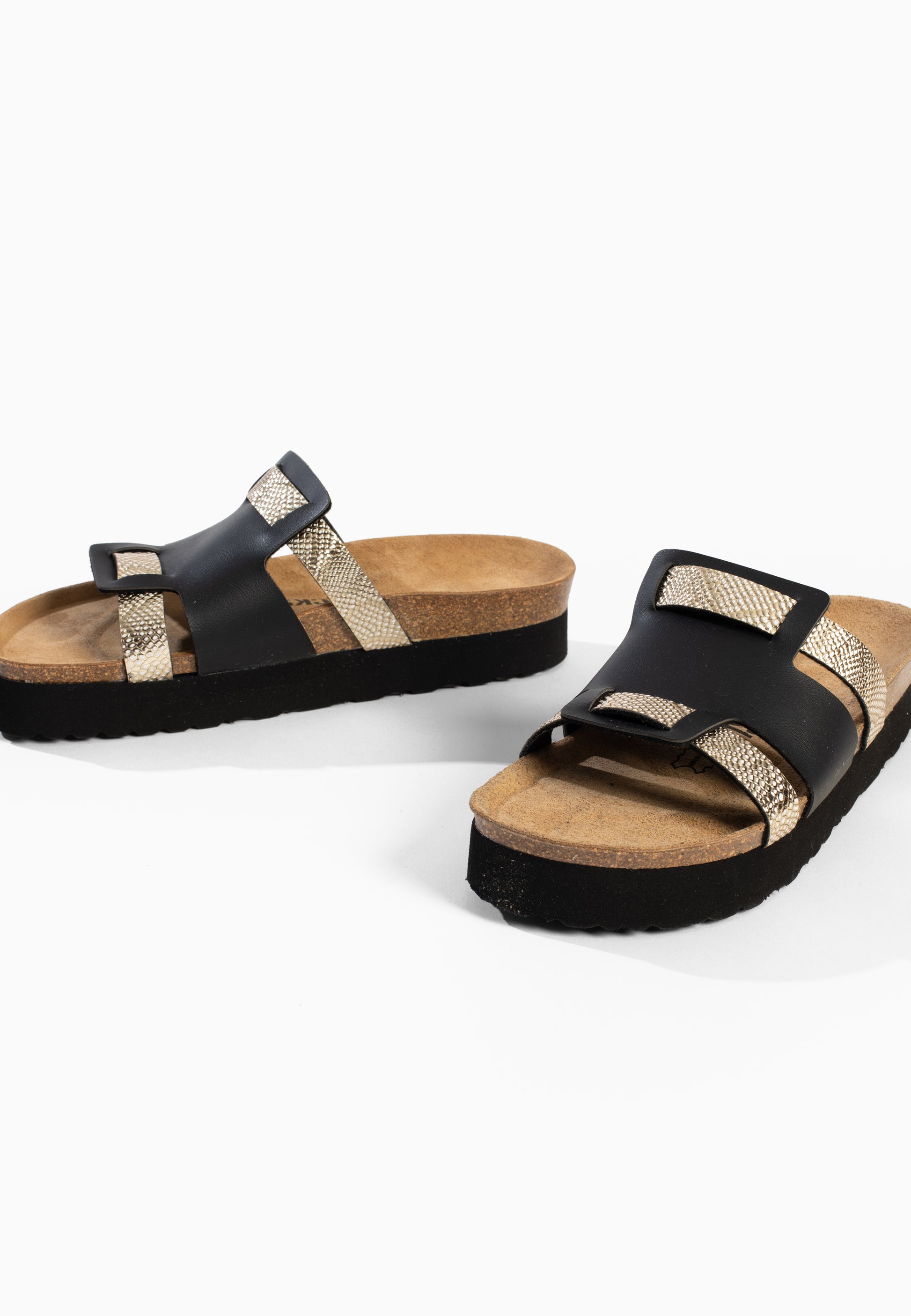 Lopol Black Platform Sandals