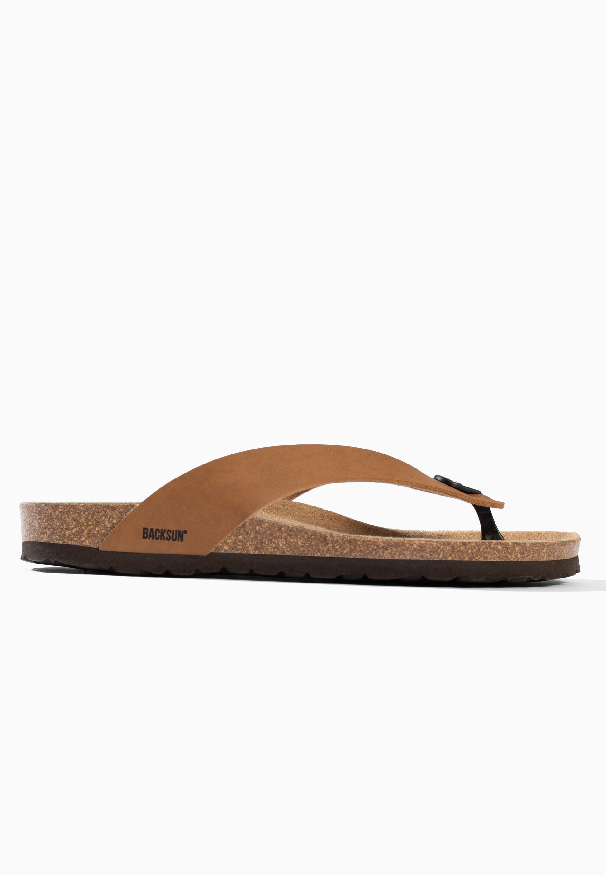 Sandales Leopoldos à entre-doigts Beige