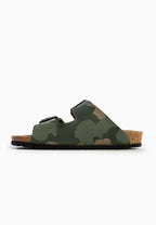 Sandales 2 Brides Bali Kaki camouflage