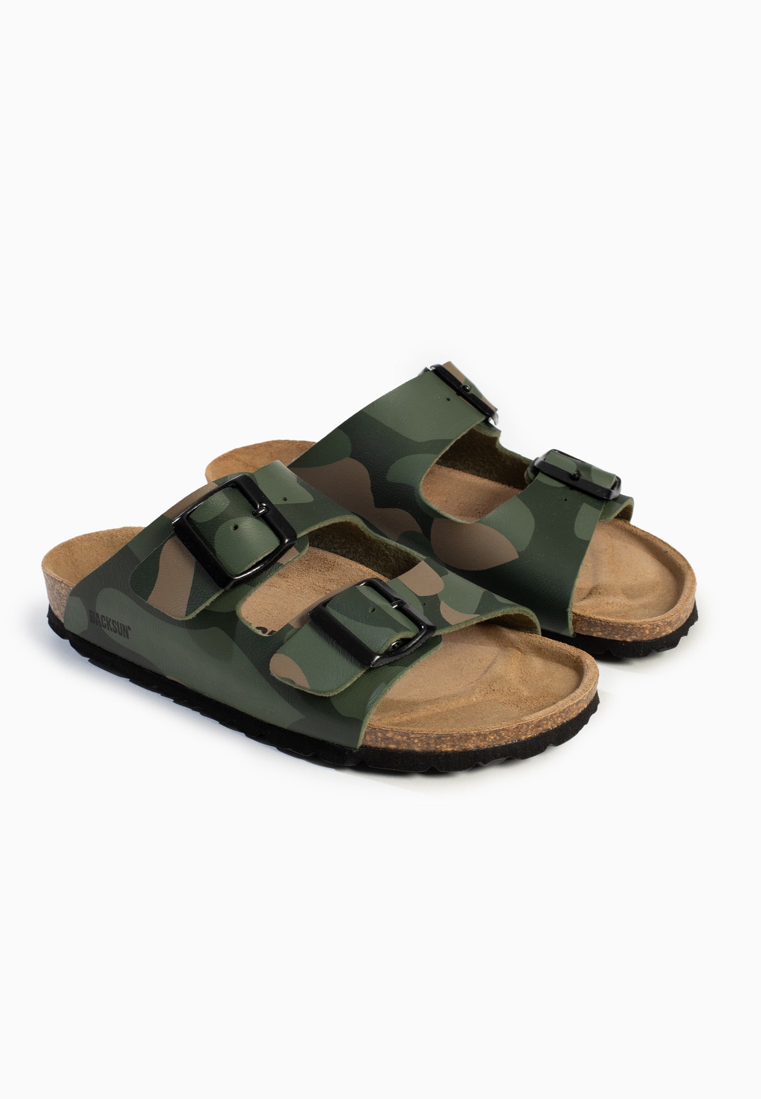 Sandales 2 Brides Bali Kaki camouflage