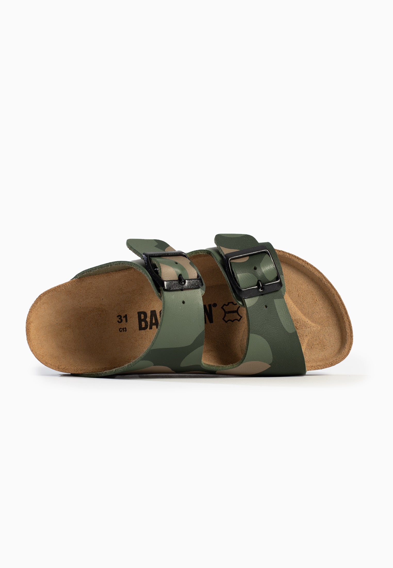 Sandales 2 Brides Bali Kaki camouflage
