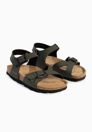 Tana Multi-Strap Sandals Khaki