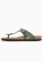Sandales à Entre-doigts Singapore Kaki camouflage