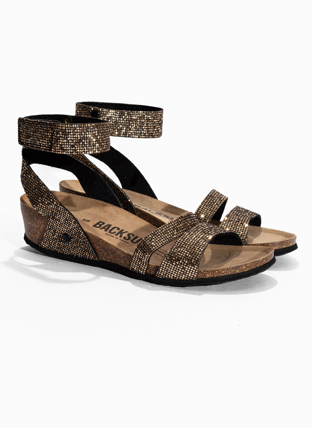 Camiri Bronze Wedge and Semi-Wedge Sandals