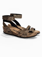 Camiri Bronze Wedge and Semi-Wedge Sandals